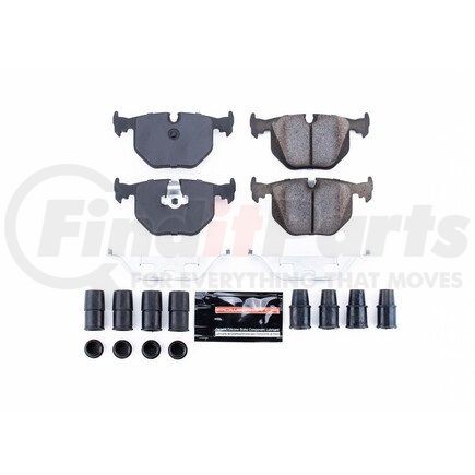 Z23683 by POWERSTOP BRAKES - Z23 EVOLUTION SPORT CARBON-FIBER BRAKE PADS W/ HARDWARE