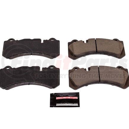 Z231819 by POWERSTOP BRAKES - Z23 EVOLUTION SPORT CARBON-FIBER BRAKE PADS W/ HARDWARE