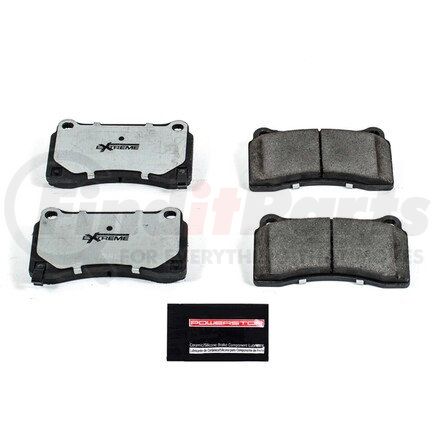 Z261383 by POWERSTOP BRAKES - Z26 STREET PERFORMANCE CARBON-FIBER CERAMIC BRAKE PADS W/ HARDWARE