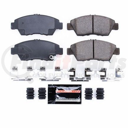 Z23621 by POWERSTOP BRAKES - Z23 EVOLUTION SPORT CARBON-FIBER BRAKE PADS W/ HARDWARE