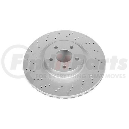 EBR867EVC by POWERSTOP BRAKES - Evolution® Disc Brake Rotor - Coated