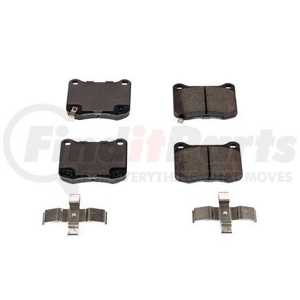 17-1366 by POWERSTOP BRAKES - Z17 EVOLUTION CERAMIC BRAKE PADS W/ HARDWARE