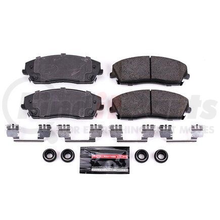 Z231056 by POWERSTOP BRAKES - Z23 EVOLUTION SPORT CARBON-FIBER BRAKE PADS W/ HARDWARE