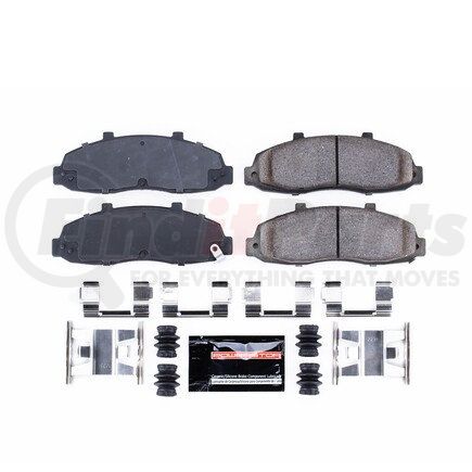 Z23679 by POWERSTOP BRAKES - Z23 EVOLUTION SPORT CARBON-FIBER BRAKE PADS W/ HARDWARE