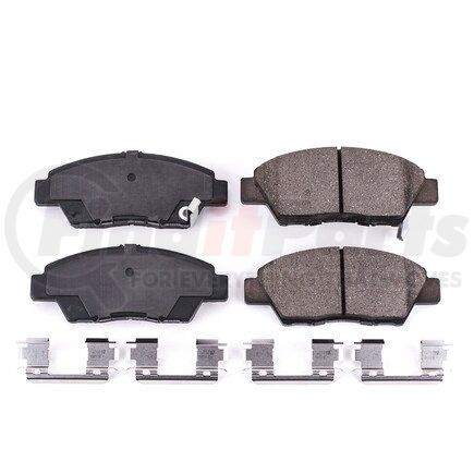 17-1394 by POWERSTOP BRAKES - Z17 EVOLUTION CERAMIC BRAKE PADS W/ HARDWARE