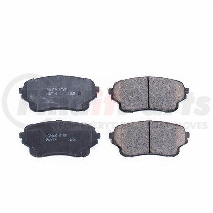 16-1105 by POWERSTOP BRAKES - Z16 EVOLUTION CERAMIC BRAKE PADS