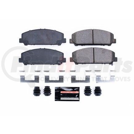 Z231286 by POWERSTOP BRAKES - Z23 EVOLUTION SPORT CARBON-FIBER BRAKE PADS W/ HARDWARE