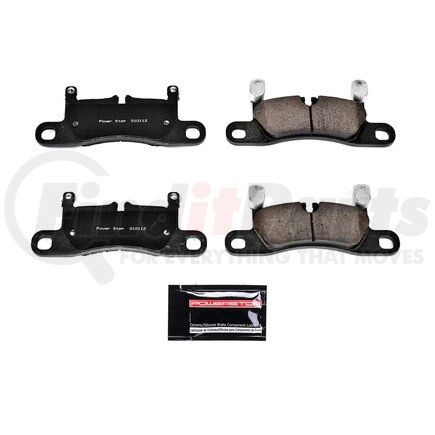 Z231453 by POWERSTOP BRAKES - Z23 EVOLUTION SPORT CARBON-FIBER BRAKE PADS W/ HARDWARE