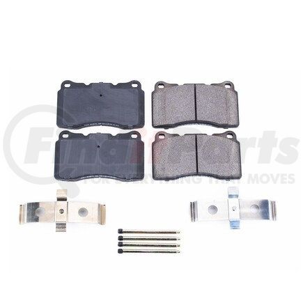 17-1016 by POWERSTOP BRAKES - Z17 EVOLUTION CERAMIC BRAKE PADS W/ HARDWARE