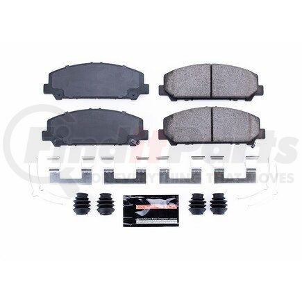 Z231509 by POWERSTOP BRAKES - Z23 EVOLUTION SPORT CARBON-FIBER BRAKE PADS W/ HARDWARE