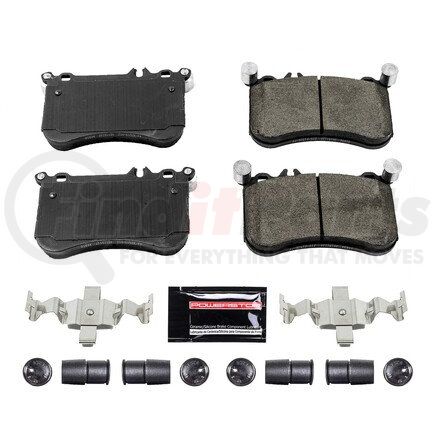 Z231634 by POWERSTOP BRAKES - Z23 EVOLUTION SPORT CARBON-FIBER BRAKE PADS W/ HARDWARE