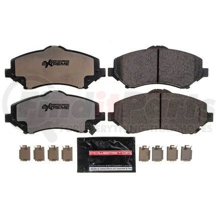 Z36-1273 by POWERSTOP BRAKES - Z36 TRUCK & TOW CARBON-FIBER CERAMIC BRAKE PADS W/ HARDWARE