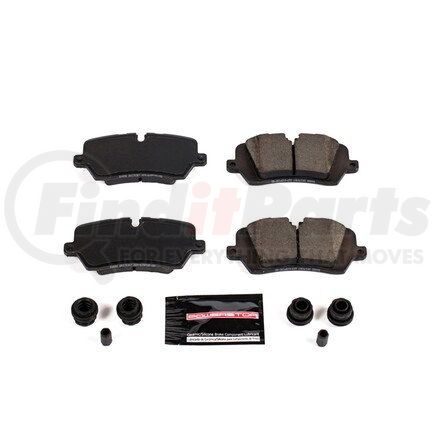 Z231692 by POWERSTOP BRAKES - Z23 EVOLUTION SPORT CARBON-FIBER BRAKE PADS W/ HARDWARE