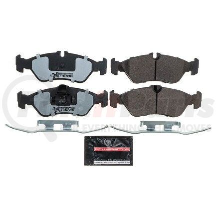 Z361006 by POWERSTOP BRAKES - Z36 TRUCK & TOW CARBON-FIBER CERAMIC BRAKE PADS W/ HARDWARE