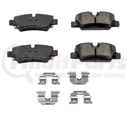 17-1800 by POWERSTOP BRAKES - Z17 EVOLUTION CERAMIC BRAKE PADS W/ HARDWARE