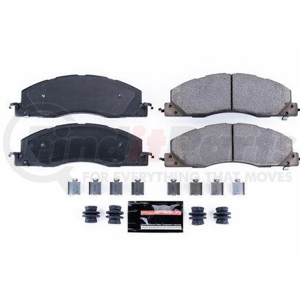 Z231399 by POWERSTOP BRAKES - Z23 EVOLUTION SPORT CARBON-FIBER BRAKE PADS W/ HARDWARE