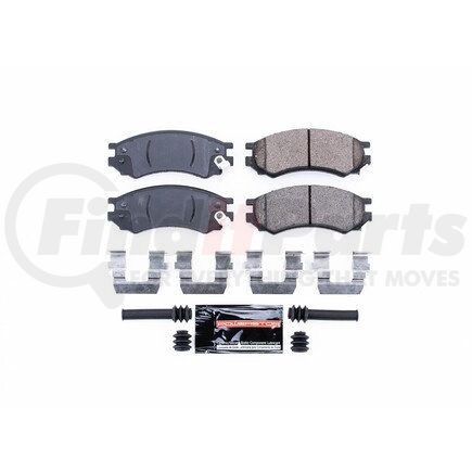 Z23507 by POWERSTOP BRAKES - Z23 EVOLUTION SPORT CARBON-FIBER BRAKE PADS W/ HARDWARE