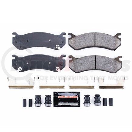 Z23785 by POWERSTOP BRAKES - Z23 EVOLUTION SPORT CARBON-FIBER BRAKE PADS W/ HARDWARE