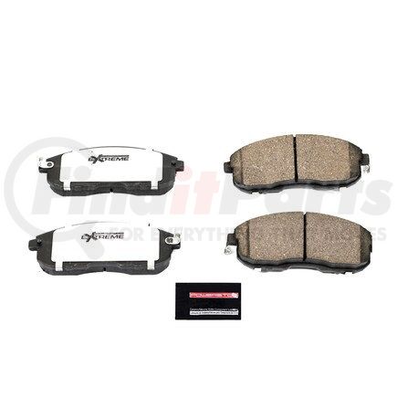 Z26815 by POWERSTOP BRAKES - Z26 STREET PERFORMANCE CARBON-FIBER CERAMIC BRAKE PADS W/ HARDWARE