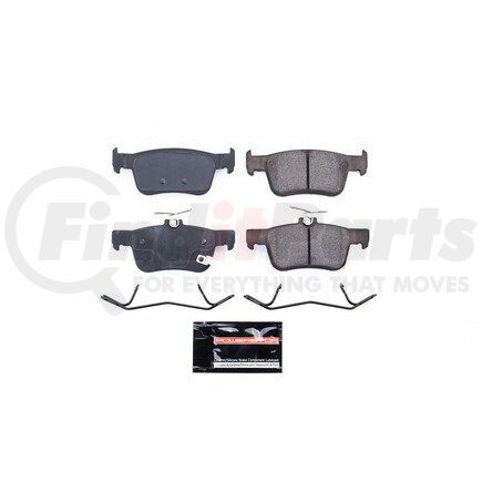 Z231878 by POWERSTOP BRAKES - Z23 EVOLUTION SPORT CARBON-FIBER BRAKE PADS W/ HARDWARE