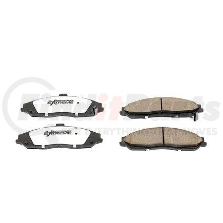 Z26731 by POWERSTOP BRAKES - Z26 STREET PERFORMANCE CARBON-FIBER CERAMIC BRAKE PADS W/ HARDWARE