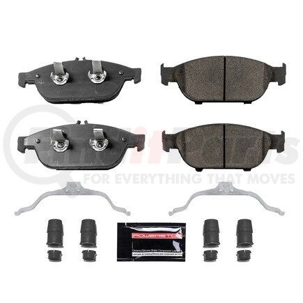 Z231652 by POWERSTOP BRAKES - Z23 EVOLUTION SPORT CARBON-FIBER BRAKE PADS W/ HARDWARE