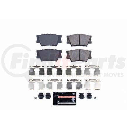 Z231212 by POWERSTOP BRAKES - Z23 EVOLUTION SPORT CARBON-FIBER BRAKE PADS W/ HARDWARE