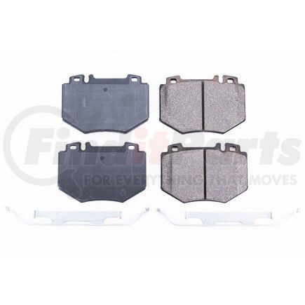 17985 by POWERSTOP BRAKES - Z17 EVOLUTION CERAMIC BRAKE PADS W/ HARDWARE