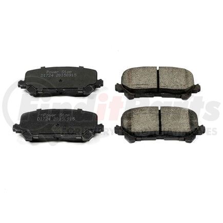 16-1724 by POWERSTOP BRAKES - Z16 EVOLUTION CERAMIC BRAKE PADS