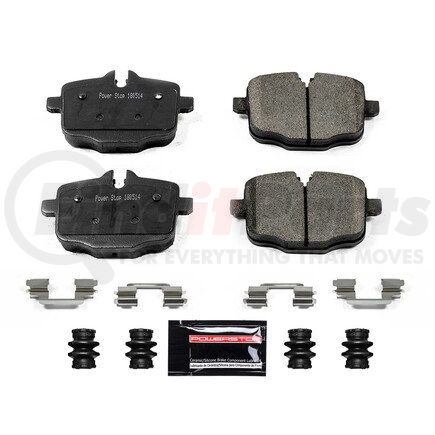 Z231469 by POWERSTOP BRAKES - Z23 EVOLUTION SPORT CARBON-FIBER BRAKE PADS W/ HARDWARE