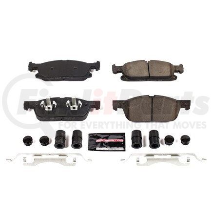 Z231818 by POWERSTOP BRAKES - Z23 EVOLUTION SPORT CARBON-FIBER BRAKE PADS W/ HARDWARE