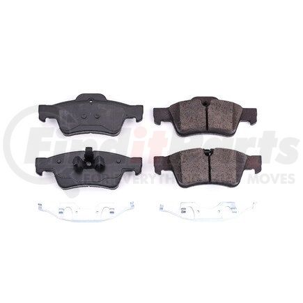 17-1122 by POWERSTOP BRAKES - Z17 EVOLUTION CERAMIC BRAKE PADS W/ HARDWARE