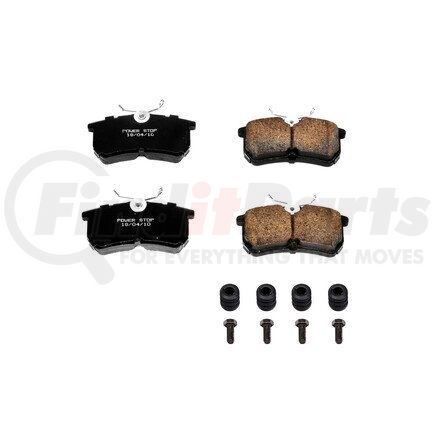 17-886 by POWERSTOP BRAKES - Z17 EVOLUTION CERAMIC BRAKE PADS W/ HARDWARE