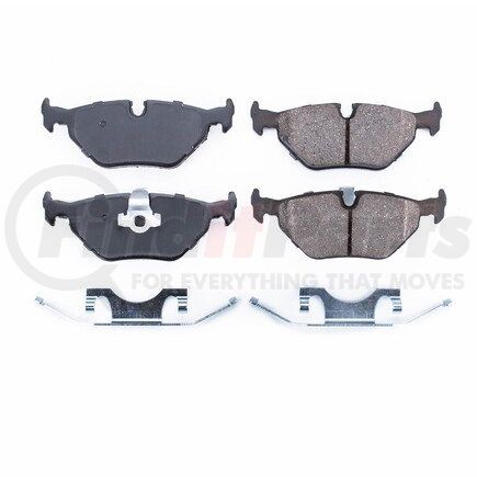 17-692A by POWERSTOP BRAKES - Z17 EVOLUTION CERAMIC BRAKE PADS W/ HARDWARE