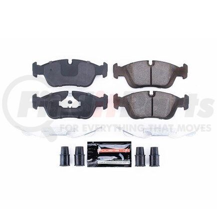 Z23558 by POWERSTOP BRAKES - Z23 EVOLUTION SPORT CARBON-FIBER BRAKE PADS W/ HARDWARE