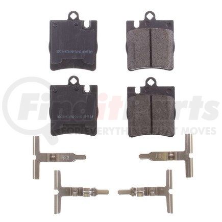 17-876 by POWERSTOP BRAKES - Z17 EVOLUTION CERAMIC BRAKE PADS W/ HARDWARE