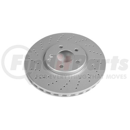 EBR861EVC by POWERSTOP BRAKES - Evolution® Disc Brake Rotor - Coated