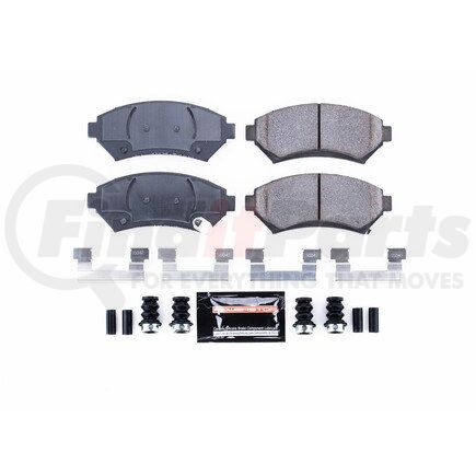 Z23699 by POWERSTOP BRAKES - Z23 EVOLUTION SPORT CARBON-FIBER BRAKE PADS W/ HARDWARE