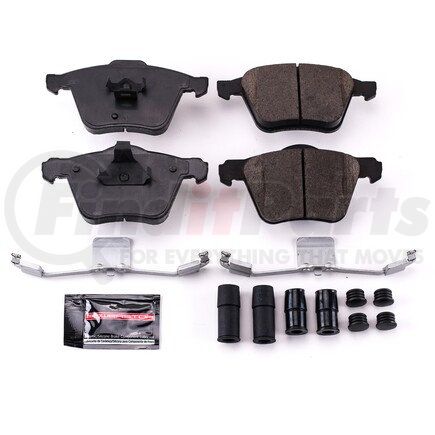 Z231003 by POWERSTOP BRAKES - Z23 EVOLUTION SPORT CARBON-FIBER BRAKE PADS W/ HARDWARE