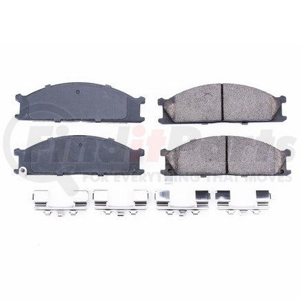 17-333 by POWERSTOP BRAKES - Z17 EVOLUTION CERAMIC BRAKE PADS W/ HARDWARE