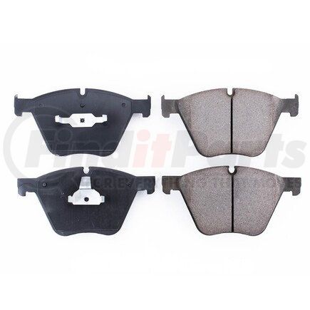 17-1443 by POWERSTOP BRAKES - Z17 EVOLUTION CERAMIC BRAKE PADS W/ HARDWARE