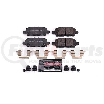 Z231393 by POWERSTOP BRAKES - Z23 EVOLUTION SPORT CARBON-FIBER BRAKE PADS W/ HARDWARE