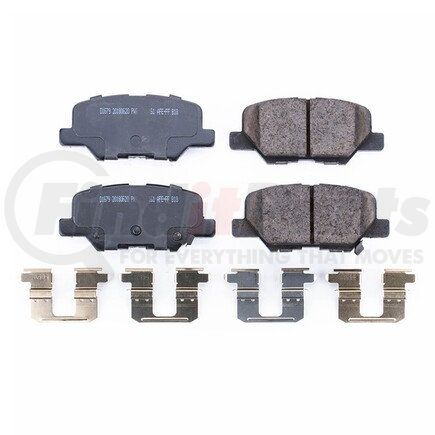 17-1679 by POWERSTOP BRAKES - Z17 EVOLUTION CERAMIC BRAKE PADS W/ HARDWARE