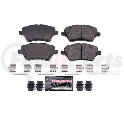 Z231730 by POWERSTOP BRAKES - Z23 EVOLUTION SPORT CARBON-FIBER BRAKE PADS W/ HARDWARE