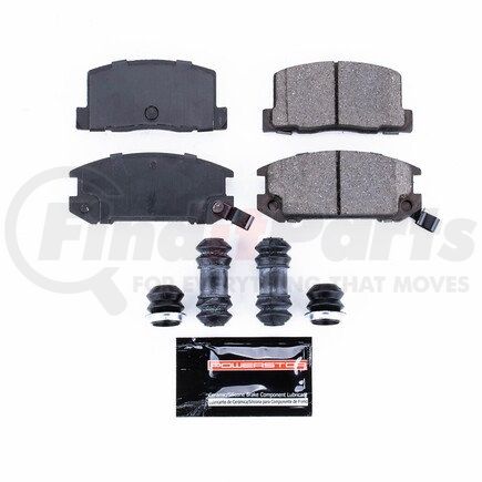 Z23-657 by POWERSTOP BRAKES - Z23 EVOLUTION SPORT CARBON-FIBER BRAKE PADS W/ HARDWARE