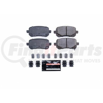 Z231326 by POWERSTOP BRAKES - Z23 EVOLUTION SPORT CARBON-FIBER BRAKE PADS W/ HARDWARE