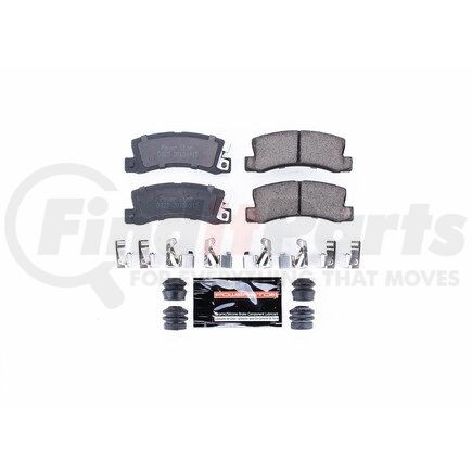 Z23325 by POWERSTOP BRAKES - Z23 EVOLUTION SPORT CARBON-FIBER BRAKE PADS W/ HARDWARE