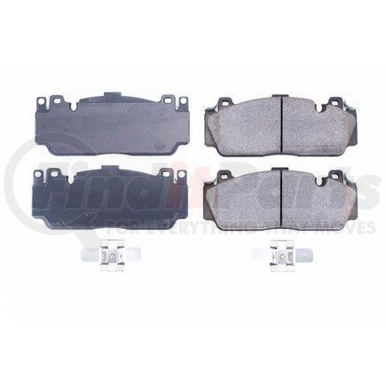 17-1648 by POWERSTOP BRAKES - Z17 EVOLUTION CERAMIC BRAKE PADS W/ HARDWARE