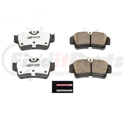 Z26627A by POWERSTOP BRAKES - Z26 STREET PERFORMANCE CARBON-FIBER CERAMIC BRAKE PADS W/ HARDWARE