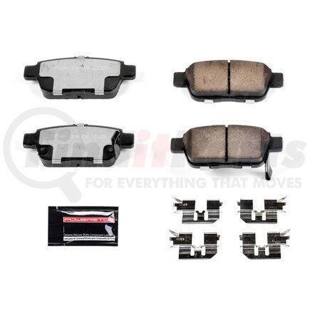 Z361103 by POWERSTOP BRAKES - Z36 TRUCK & TOW CARBON-FIBER CERAMIC BRAKE PADS W/ HARDWARE